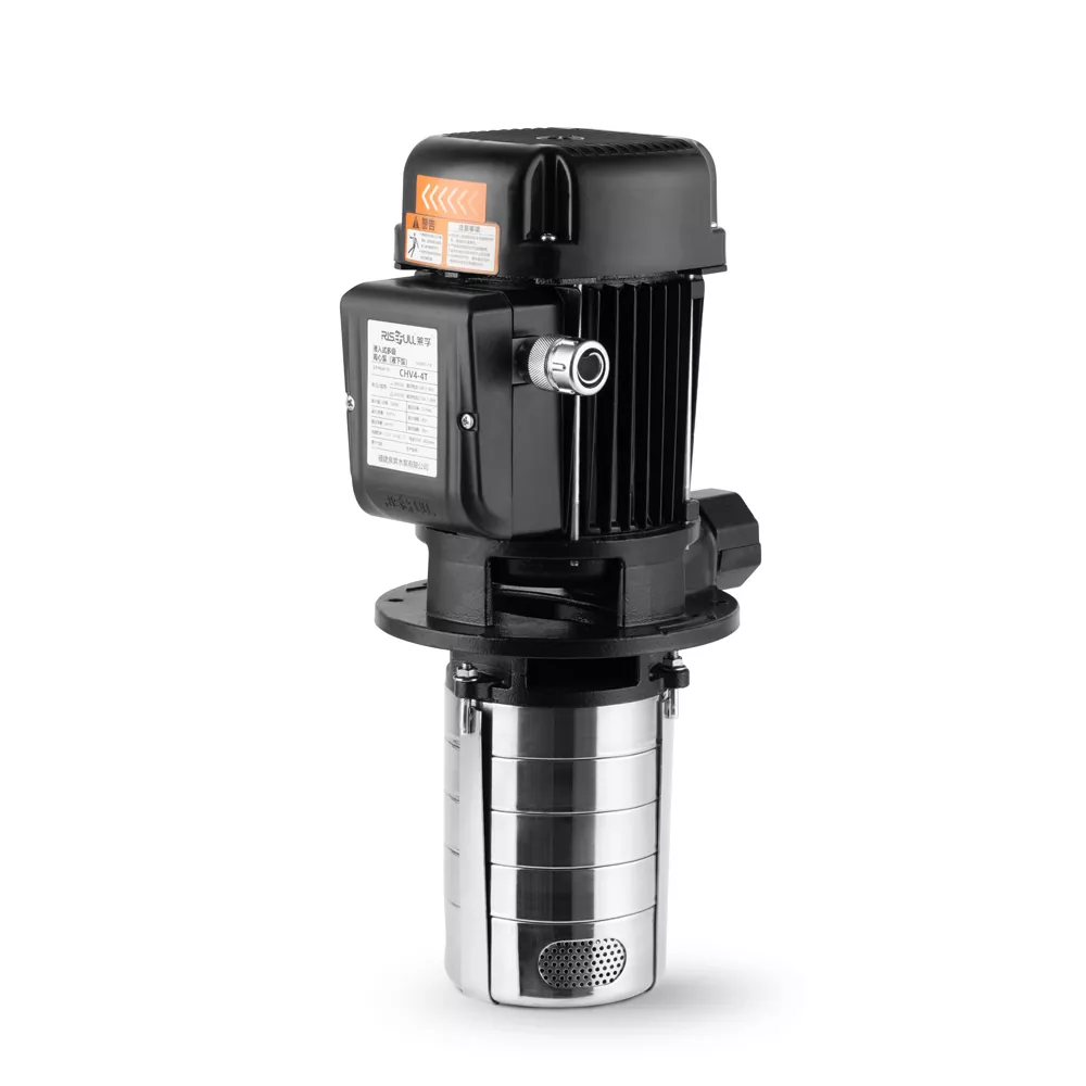 پمپ برقی پرفشار Risfull مصرف تجاری جریان نامی 2M³/h فولاد ضد زنگ غوطه ور چند مرحله ای عمودی